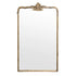 Lorraine Antique Brass Wall Mirror