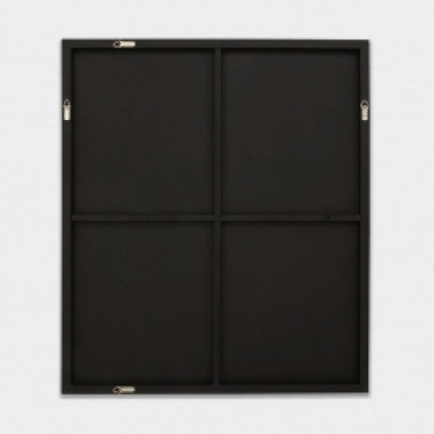Flynn Black Rectangle Wall Mirror