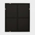 Flynn Black Rectangle Wall Mirror