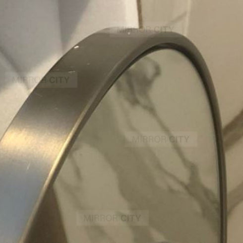 Apsel Arch Brushed Brass Wall Mirror