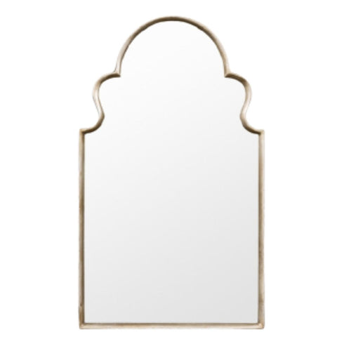 Melba Overmantle Silver Wall Mirror