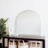 Apsel Arch White Wall Mirror