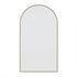 Apsel Arch Brushed Brass Wall Mirror