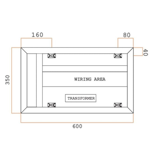 Ablaze S Premium LED Backlit Bathroom Mirror