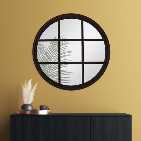 Reginald Black Wall Mirror