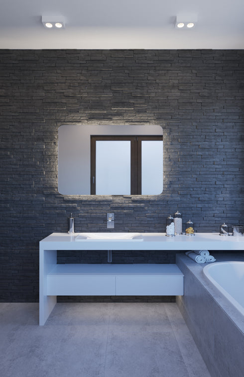 Ablaze SSC Premium Rectangle Backlit Bathroom Mirror - mirrors-city-aus