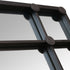 Mackenzie 12 Pane Black Wall Mirror