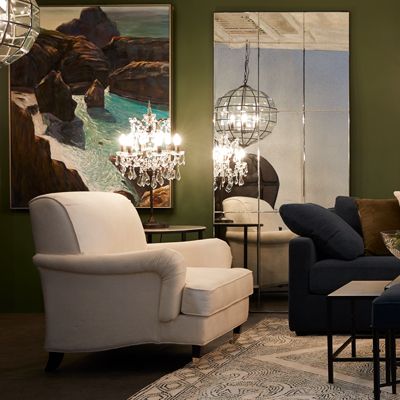 Chad Panelled Floor Mirror