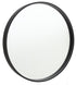 Ablaze Contractor Black Round Metal Framed Wall Mirror - mirrors-city-aus