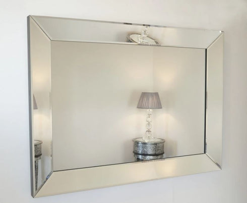 Pax Modern Silver Wall Mirror