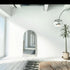 Bjorn Arch Bright White Wall Mirror