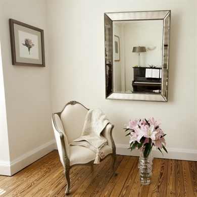 ELSA LARGE SILVER BEADED WALL MIRROR - mirrors-city-aus