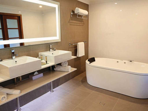 Ablaze Backlit Bathroom Mirror With Demister - mirrors-city-aus