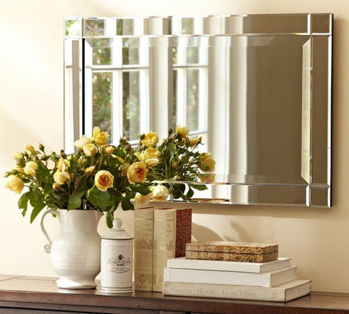 BENTON LARGE ART DECO WALL MIRROR - mirrors-city-aus