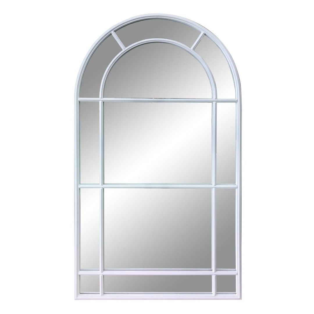 Maxwell Arched White Wall Mirror | Mirror City