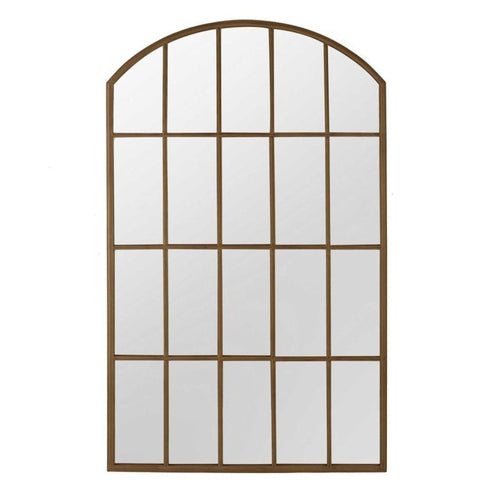 Arch Brown Rust Wall Mirror