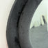 Quinn Wavy Velvet Frame Black Wall Mirror