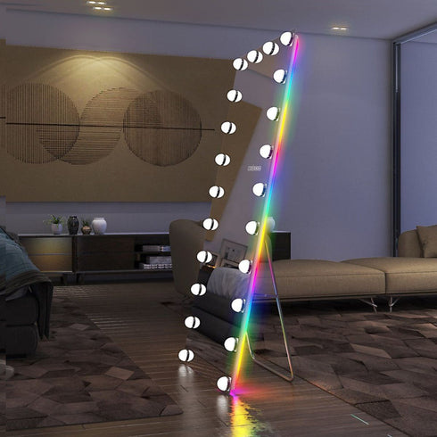 Kurinda Full Length Hollywood Vanity Mirror With RGB & Bluetooth Speaker