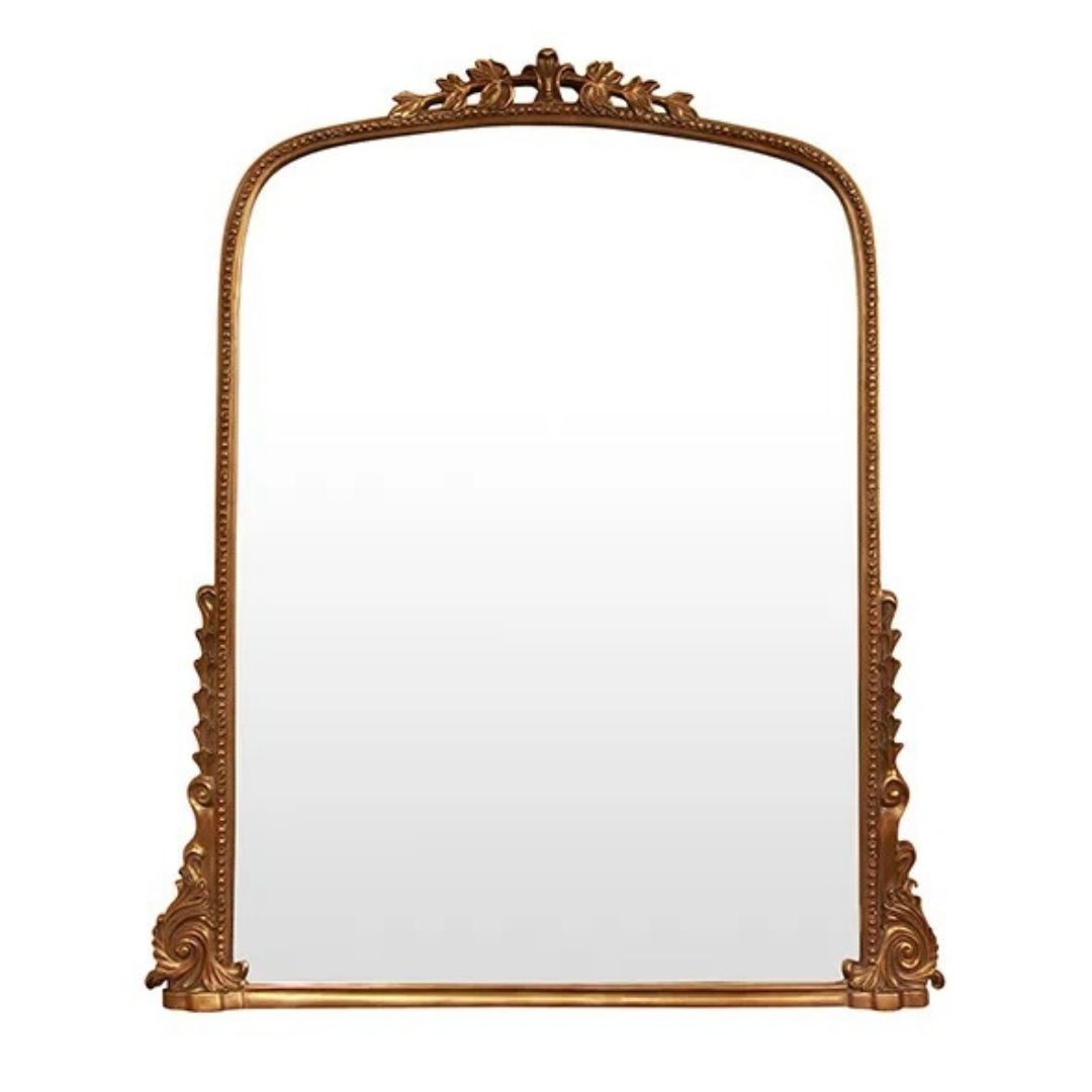 Grace Arched Gold Wall Mirror Mirror City