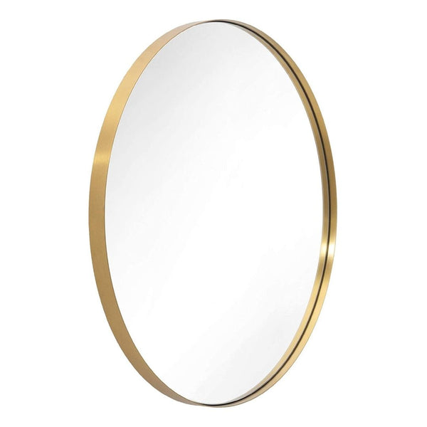 Anson Brass Oval Wall Mirror