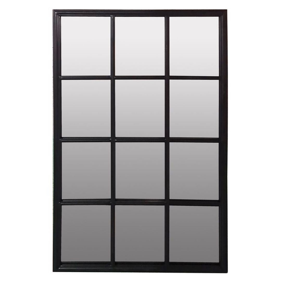 Aldrich Black Outdoor Wall Mirror | Mirror City