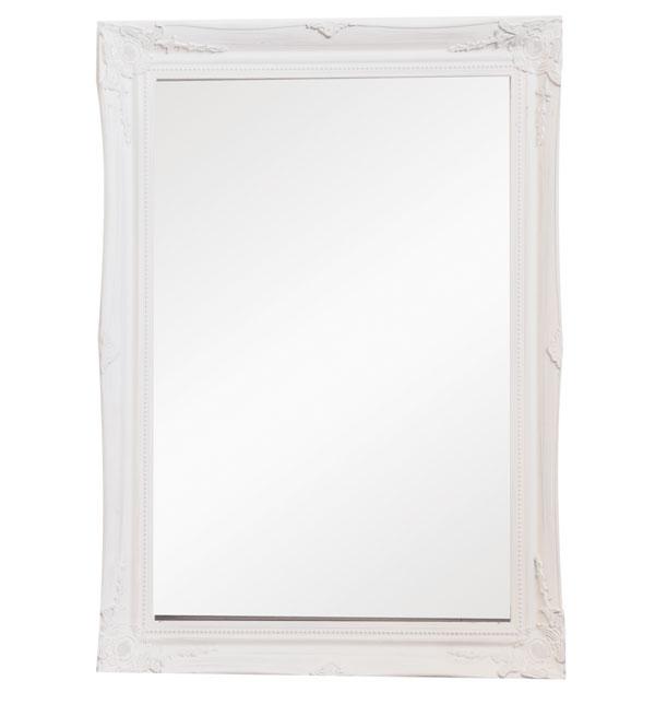 Felicity Ornate White Gloss Wall Mirror Mirror City