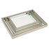 Zeta Antique Silver Mirrored Tray