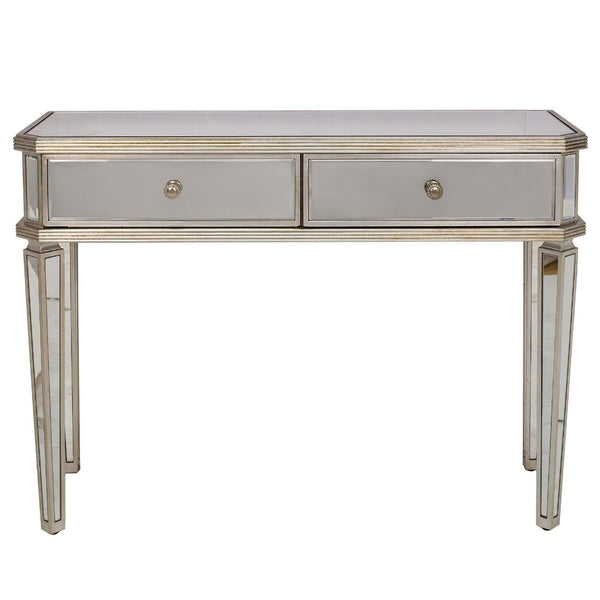 Ramsey Mirrored Console Table 2 Drawers