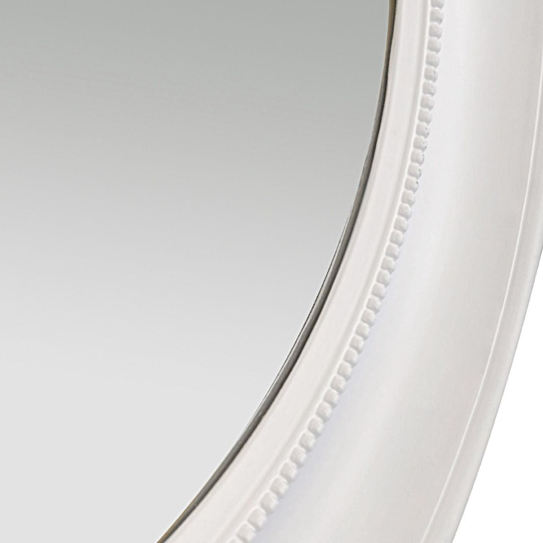Normie White Round Mirror – Mirror City