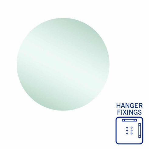 Rio Round Polished Edge Bathroom Mirror