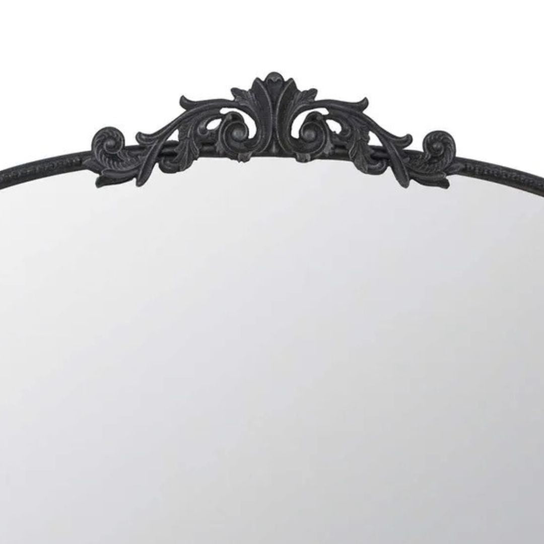 Augusta Arched Black Wall Mirror Mirror City