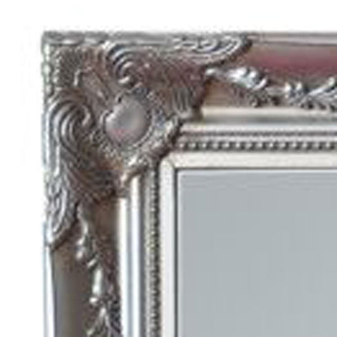 Felicity Ornate Silver Wall Mirror