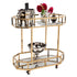 Brooklyn Gold Mirrored Drink Trolley