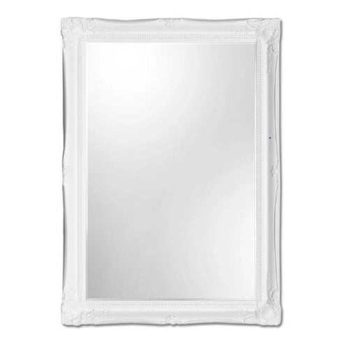 Serena White Ornate Wall Mirror