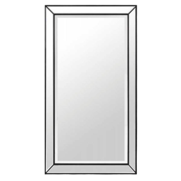 Elsa Black Beaded Wall Mirror