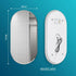 Aler Anti-Fog Oval LED Illuminated Bathroom Mirror