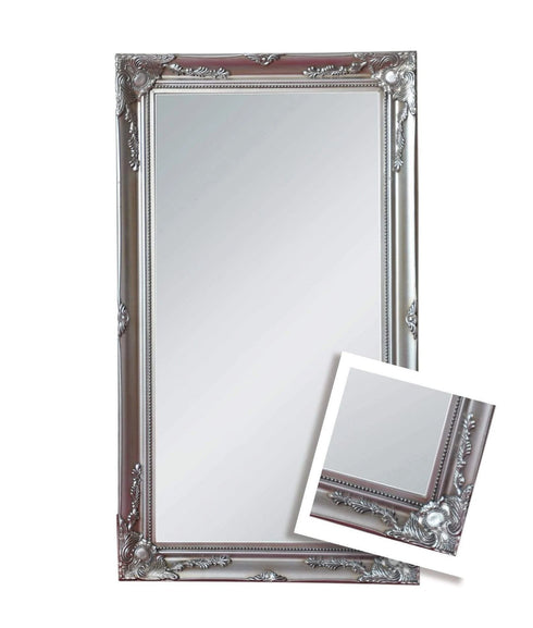 Felicity Ornate Silver Wall Mirror