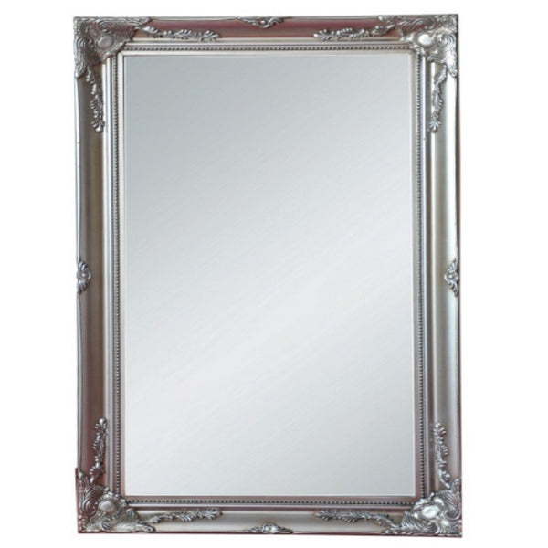 Felicity Ornate Silver Wall Mirror