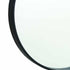 Ablaze Black Round Wall Mirror